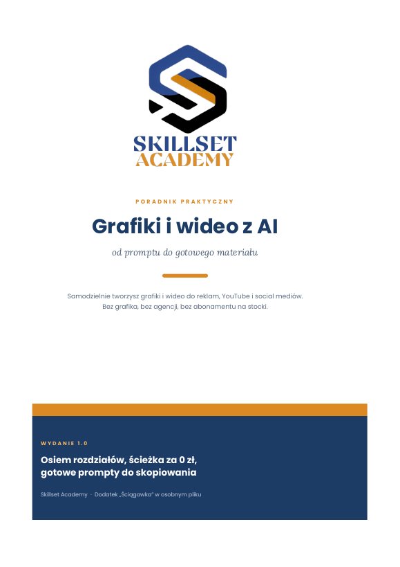 Okładka poradnika Grafiki i wideo z AI